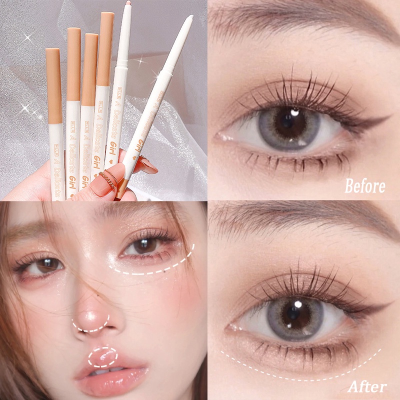 Bút gel Kẻ Mắt Màu Sắc Tự Nhiên Siêu Mịn Làm Sáng Da