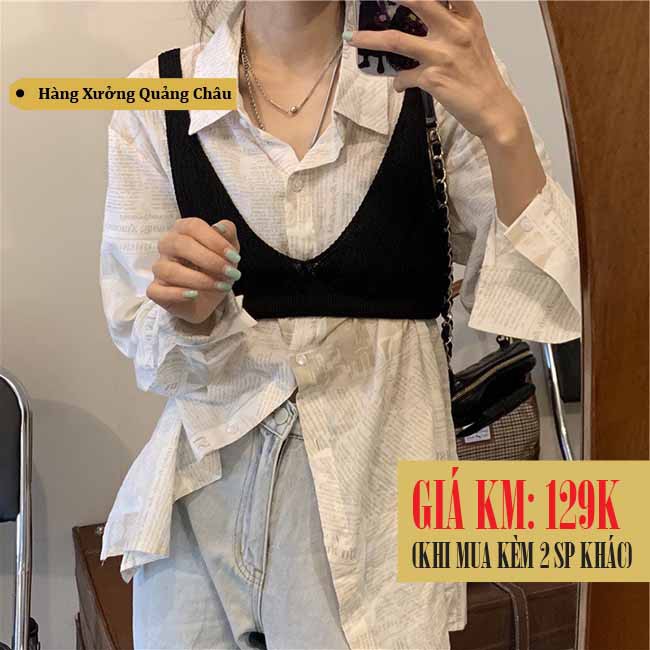 [SẴN] Áo gile len nữ Ulzzang Quảng Châu AGL15