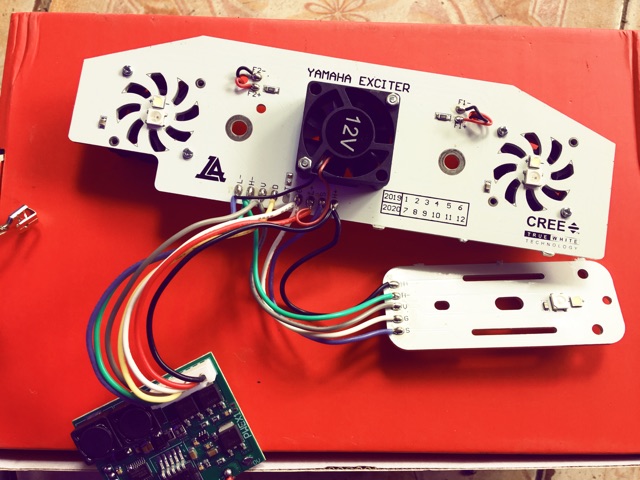 Mạch tăng sáng đèn pha exciter150 2019