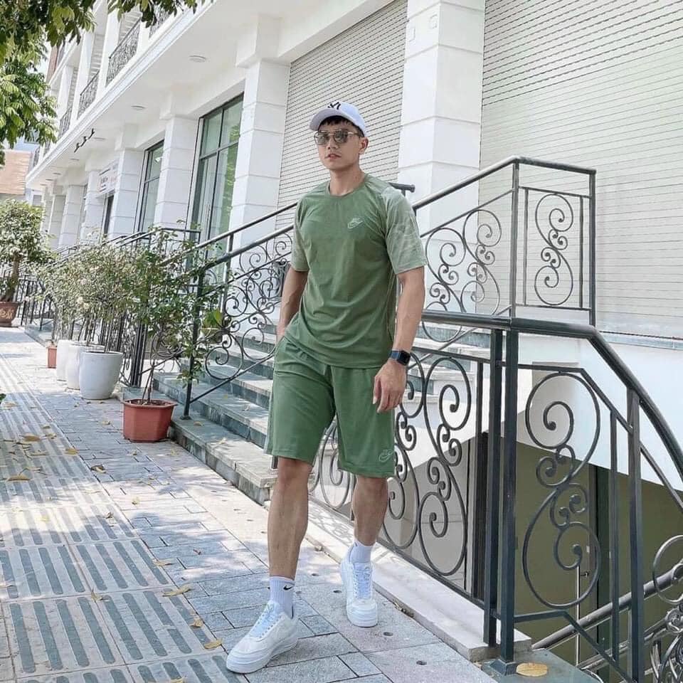 Bộ Thể Thao Nam Tay Loang Phối Lưới Thông Hơi