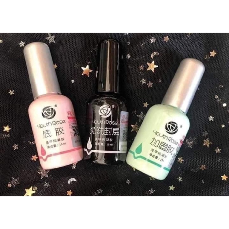 Base top hoa hồng,sơn liên kết móng 15ml