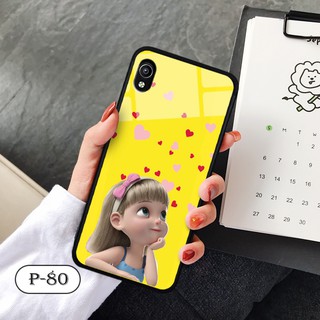 Ốp lưng kính 3D Vivo Y91C-cute