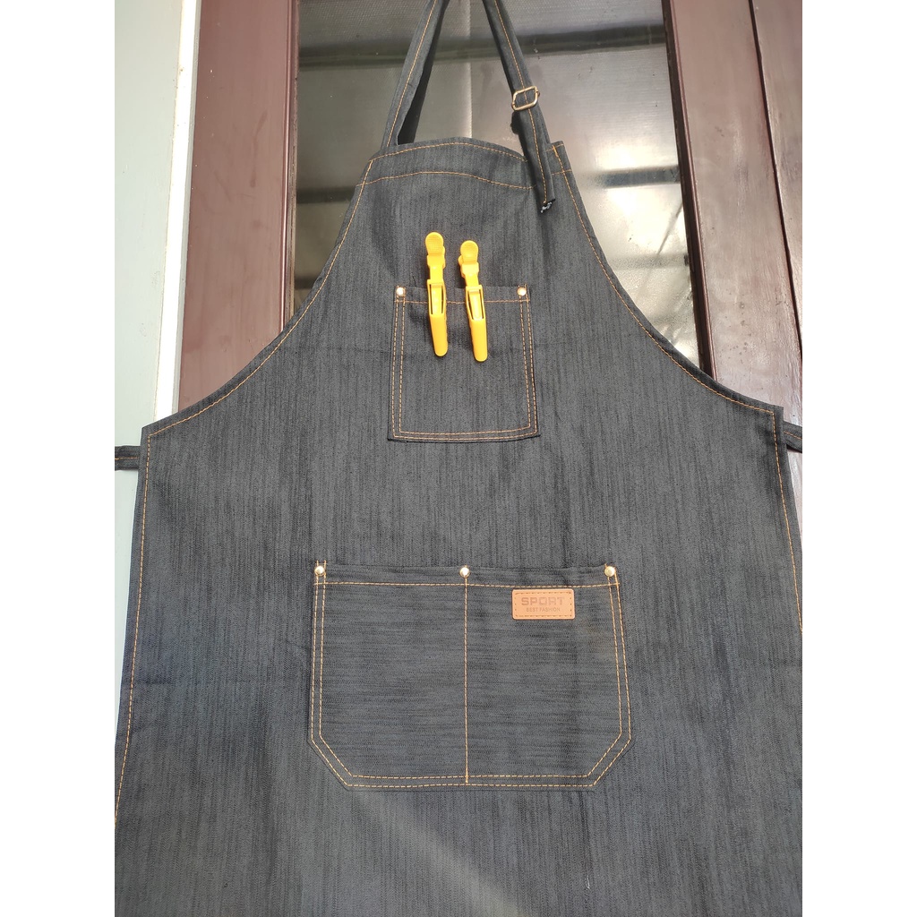Tạp dề jean cho thợ Barber