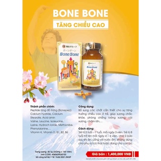 TĂNG CHIỀU CAO BONE BONE – BONE BONE