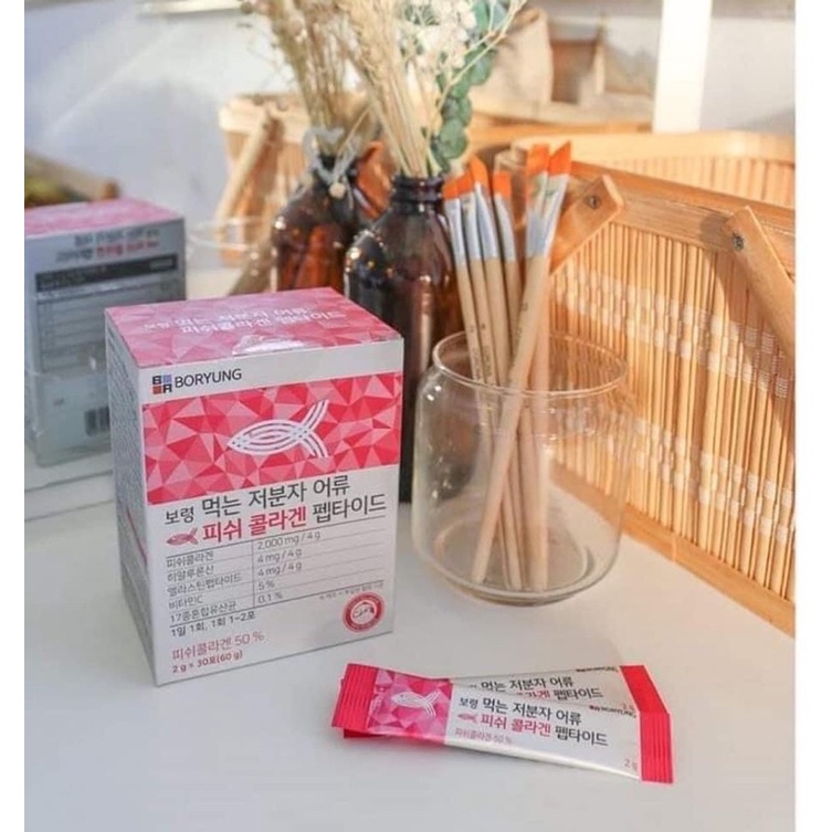 Collagen boryung hộp 30 gói