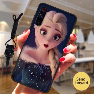 Ốp Lưng In Hình Công Chúa Disney Có Dây Đeo Xinh Xắn Cho Xiaomi Redmi Note 9 9s 3 4 5 7 8 Pro 8t 4x Pro Note 5a Prime Mi9Pro K30