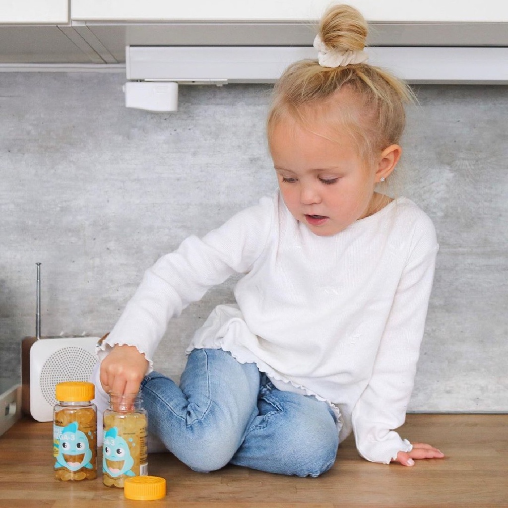 Viên nhai dầu cá cho bé Trippel Biopharma Nauy hộp 144v