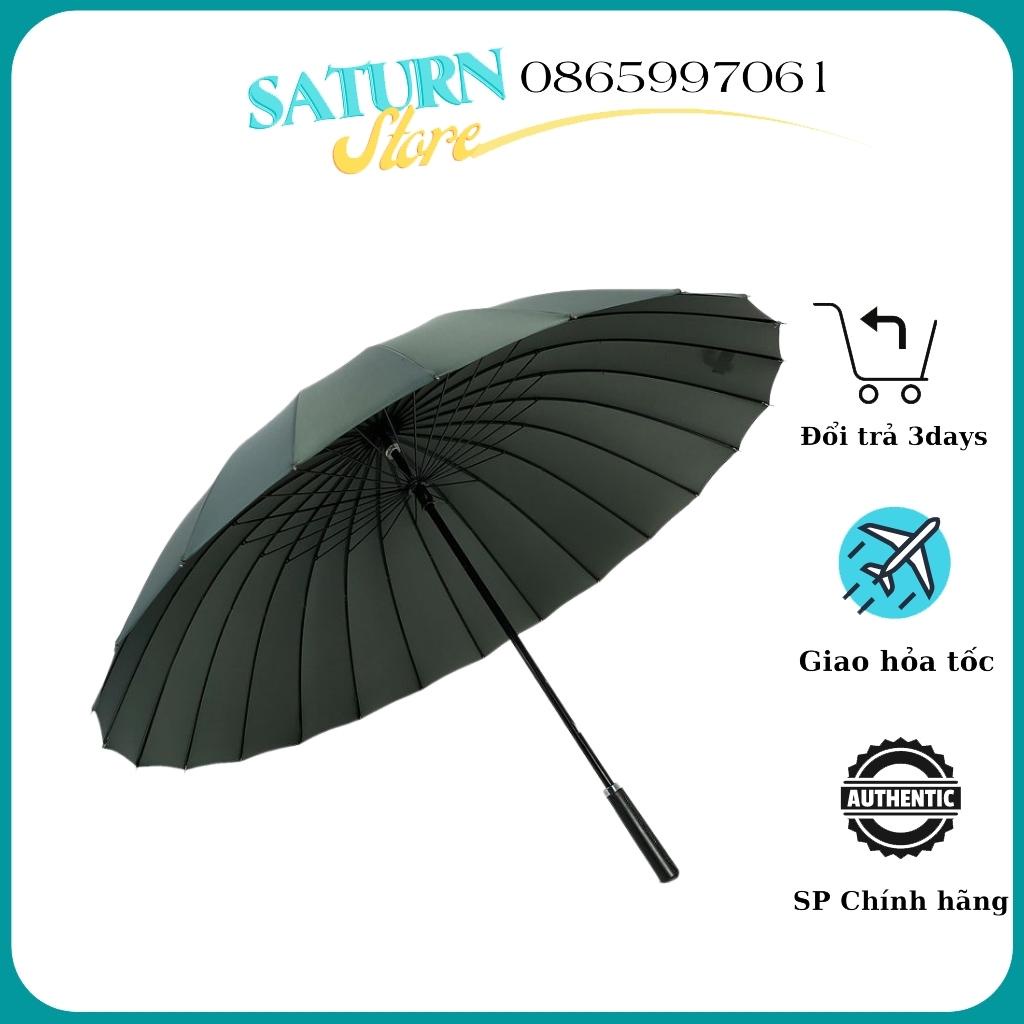 Dù Chống Lật Siêu To, Ô 24 Nan cán dài cao cấp  chắc chắn và bền bỉ  Kiểu Dáng Đẹp Vải Chống Thấm Nước - Loại Tốt