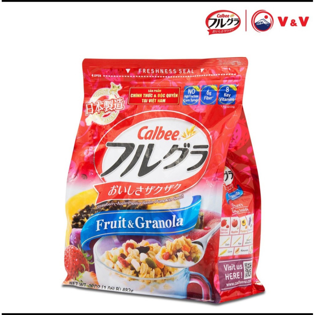 Ngũ cốc Calbee 800g Nhật Bản