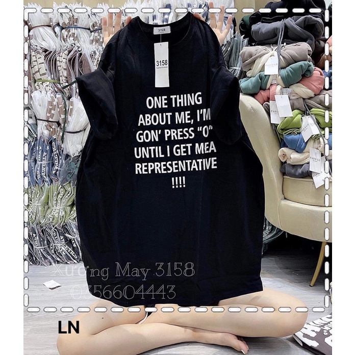 Áo phông năm dòng chữ LN12