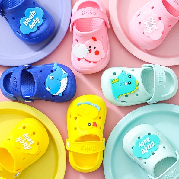 Dép Sục hình THÚ cho bé trai bé gái siêu nhẹ chống trơn trượt chính hãng - TD19