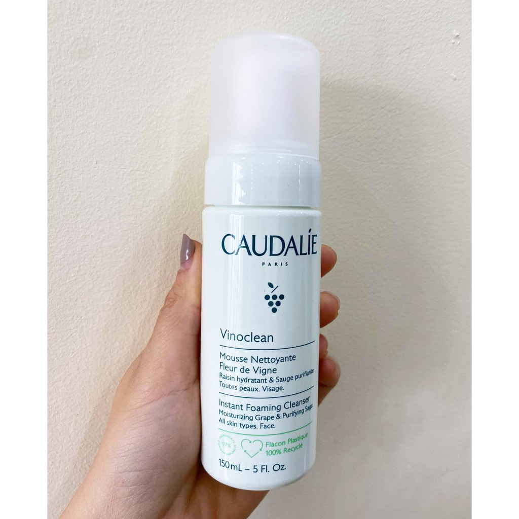 Sữa rửa mặt Caudalie Mousse Nettoyante mẫu mới 150ml