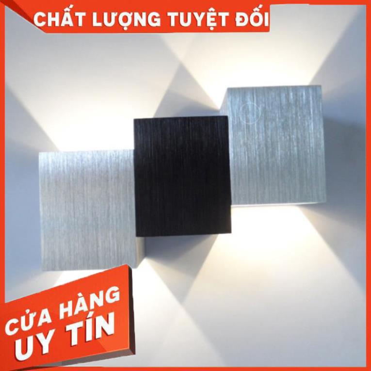 Đèn Treo Tường - Đèn Tường Decor Bắc Âu Phong Cách Bậc Thang Hình Vuông DT-123 - Led Siêu Sáng