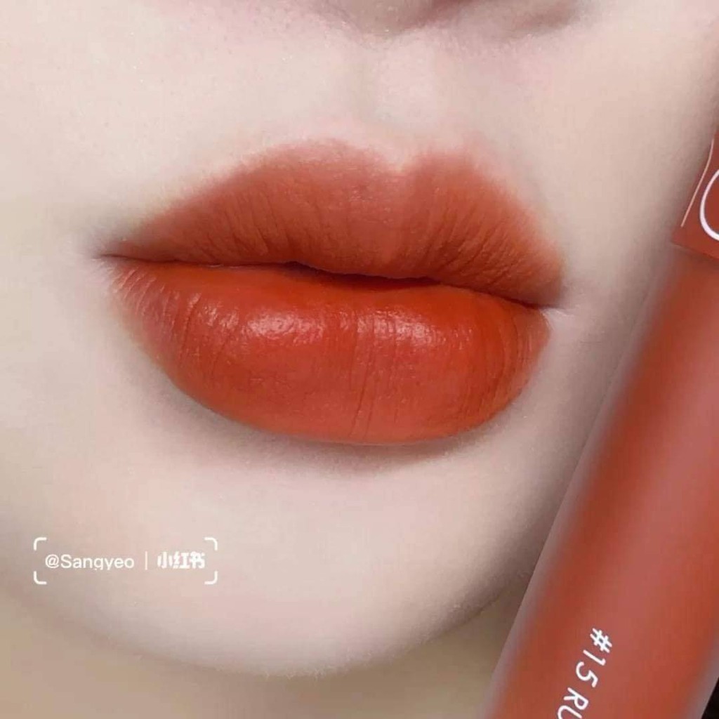 Son Kem Lì Hàn Quốc Lip Tint Màu 15 Rusk Rusk CAM CHÁY