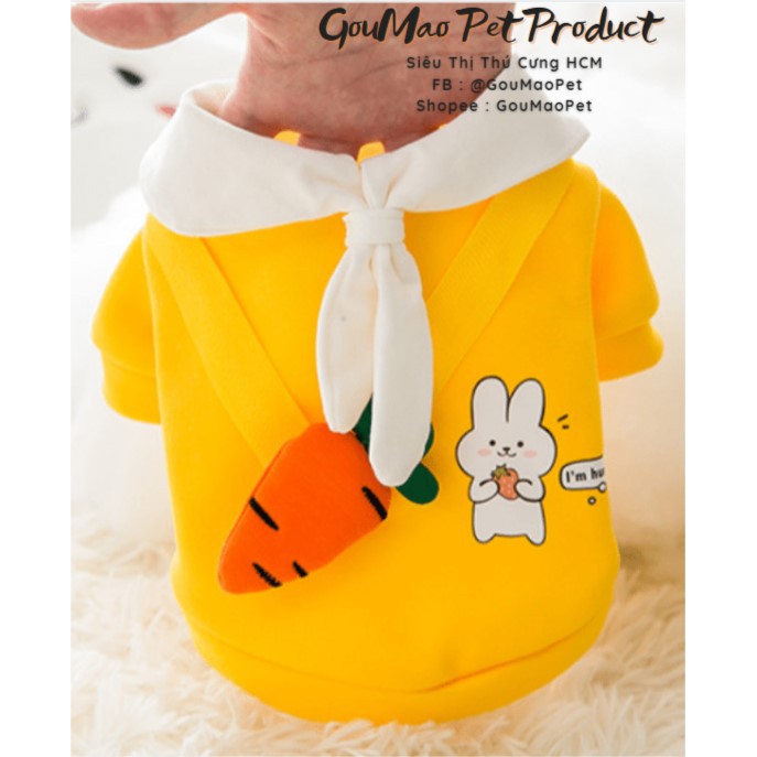 🥕🥕 Áo siêu cute dành cho chó mèo : áo cà rốt 🥕🥕