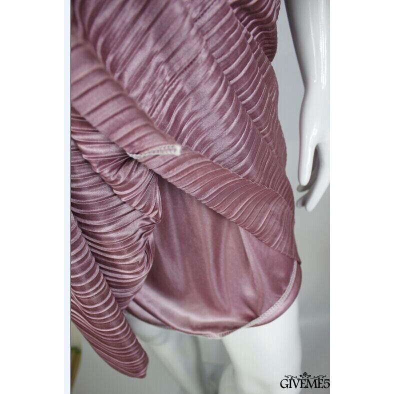 Chân váy xếp li hai lớp dáng dài phong cách retro