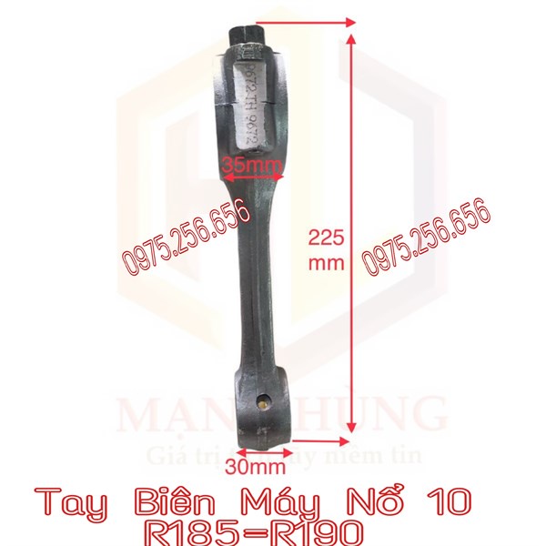 Tay Biên Máy Nổ 10 R185=R190 phụ tùng máy nổ phụ tùng máy nông nghiệp phụ tùng Hùng Lỳ