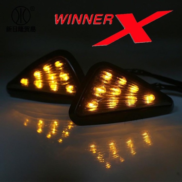 Đèn xi nhan tam giác 9 tim led Exciter, Winner X (giá 1 cặp)