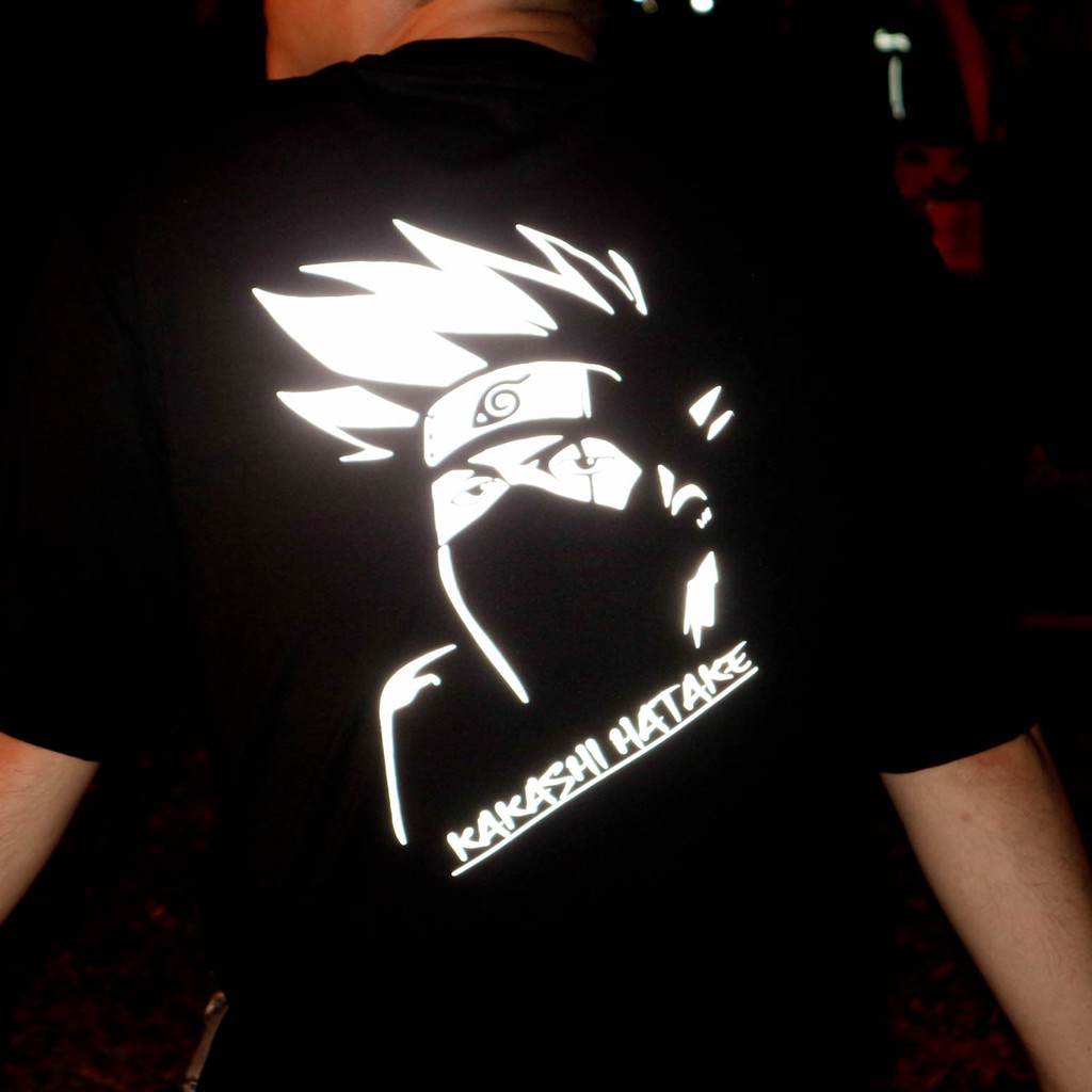 Áo thun phản quang tay lỡ nam nữ kakashi 2