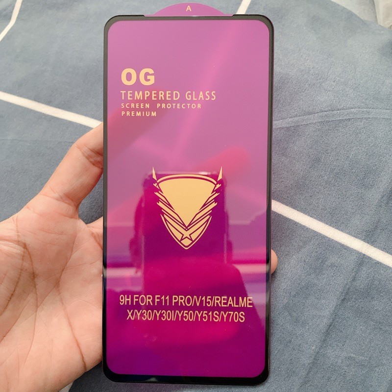 Kính cường lực Oppo F11pro, F11 pro / Realme X full màn hình cực zịn