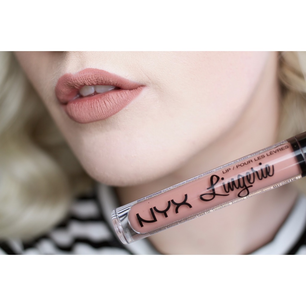 Son kem lì NYX chính hãng Lingerie Liquid Matte Lipstick #10 Teddy