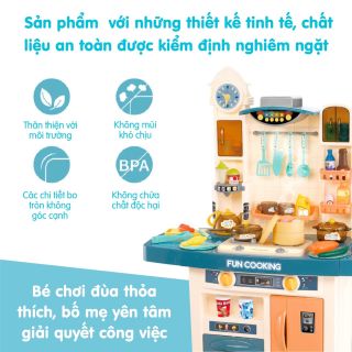 Bộ đồ chơi bếp nấu ăn Holla