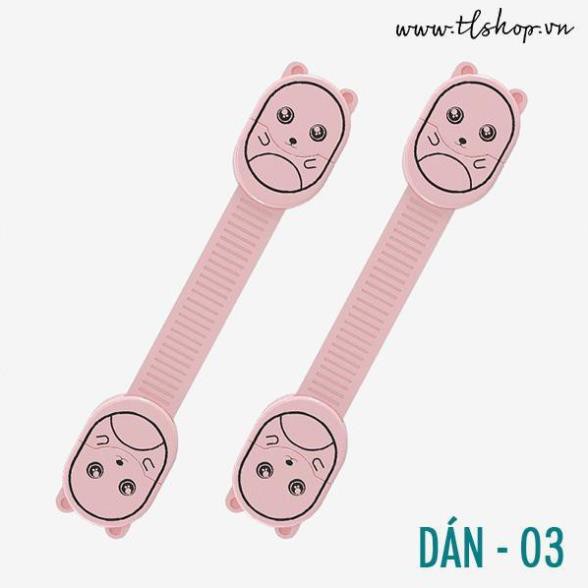 CHỐT KHÓA GÀI TỦ LẠNH HÌNH CÚN - KHÓA DÂY AN TOÀN MÃ 03