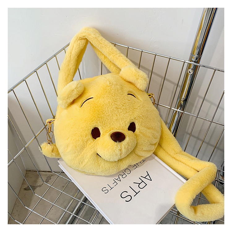 Túi Đeo Chéo Đựng Điện Thoại Hình Gấu Bông Đáng Yêu Cho Nữ