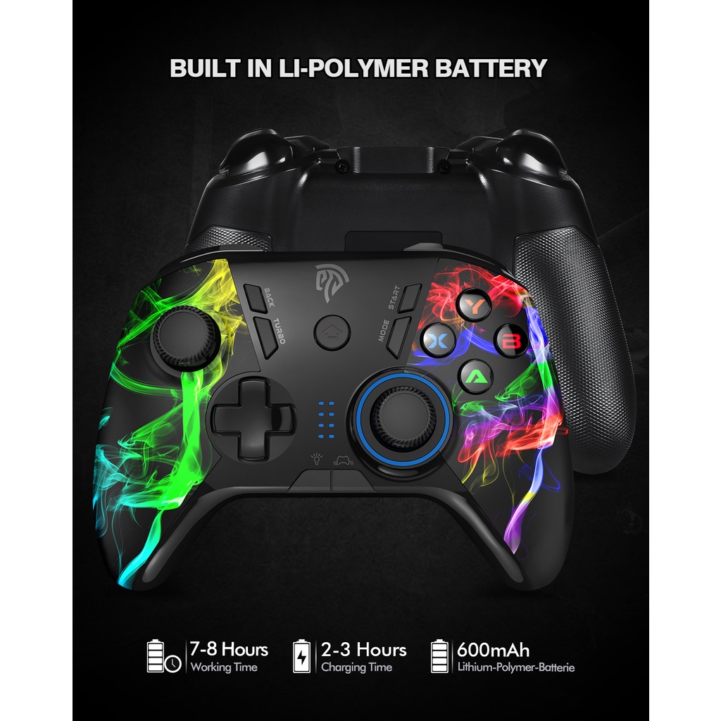 Tay cầm chơi game không dây EASYSMX Arion 9110 Android PC cho PS3/Laptop/Steam/TV Box/điện thoại/Nintendo Switch