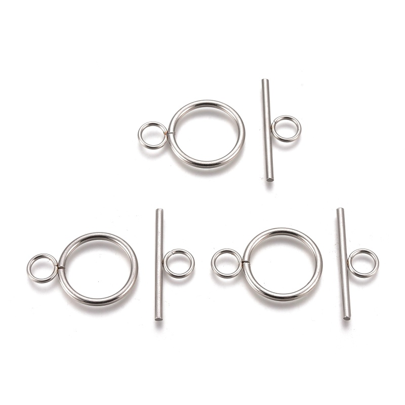 Bộ 1-10 Móc Cài Bằng Thép Không Gỉ 304 Dùng Làm Trang Sức