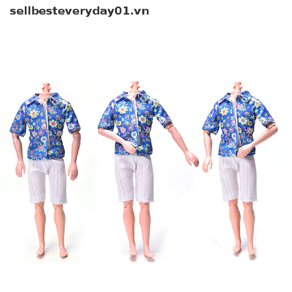 Bộ Đồ Thời Trang Cho Búp Bê Gồm Áo Sơ Mi Và Quần Short
