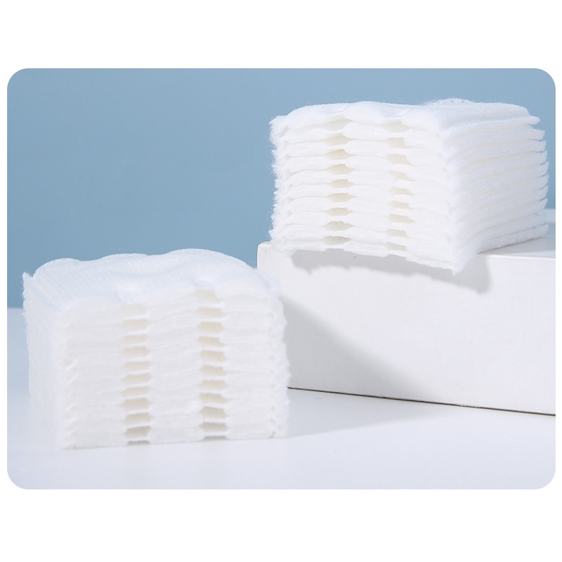 Bông Tẩy Trang Cotton Pads 3 Lớp Kháng Khuẩn Túi 50 Miếng Hàng Cao Cấp