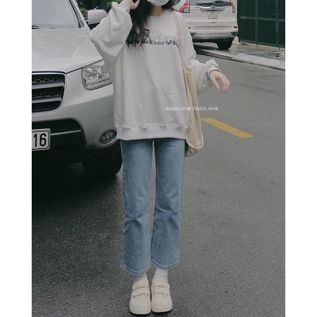 Áo nỉ cổ tròn OVER TT