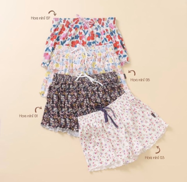 Quần short thun ngủ chuẩn Thái Lan (Hình Thật shop tự chụp)