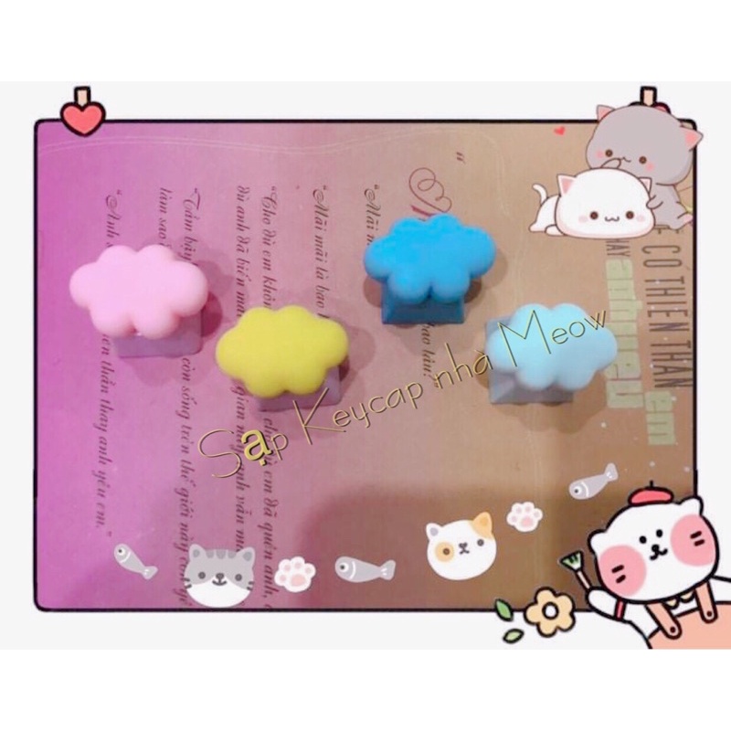 Keycap mây ngũ sắc dành cho phím cơ