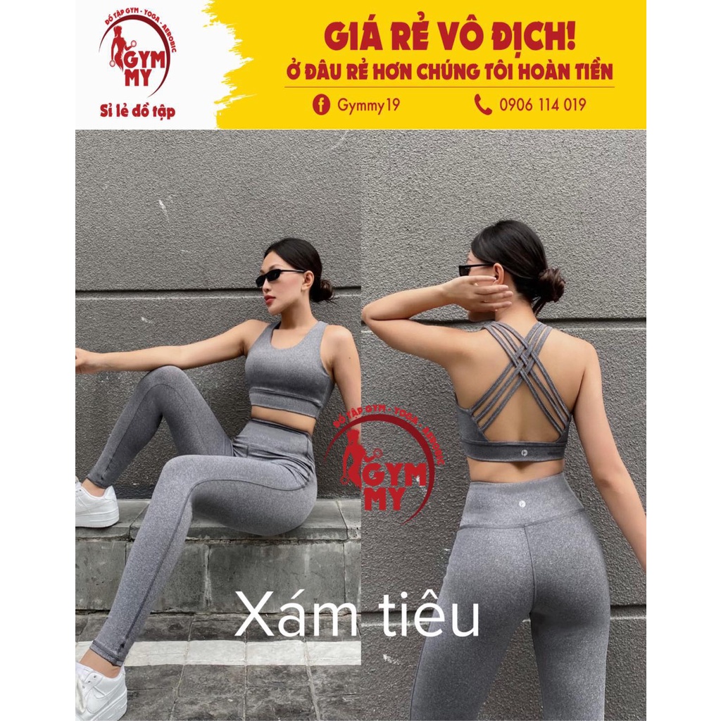 [Hàng Xuất Khẩu] Set Dài 6 Dây Đan Chéo Thể Thao Tập Gym - Yoga - Aerobic