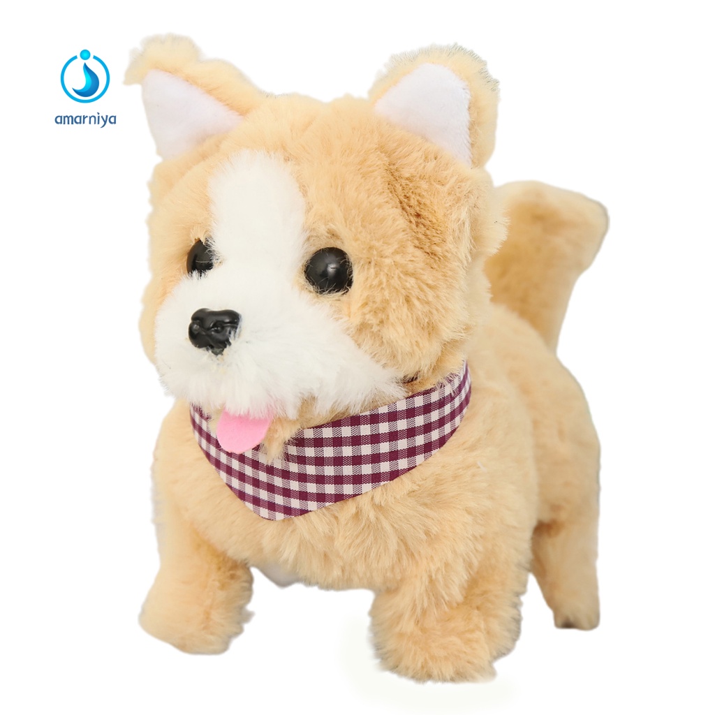 Thú Nhồi Bông Hình Chú Chó Robot Điện Tử Cho Bé