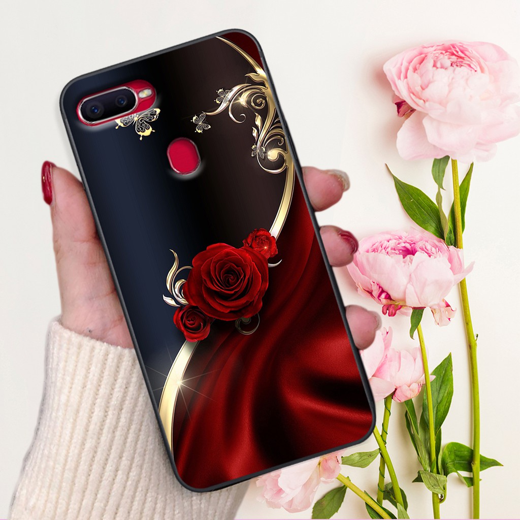 Ốp lưng điện thoại OPPO A5S - A7 - F9 in hình hoa nghệ thuật siêu đẹp - Doremistorevn