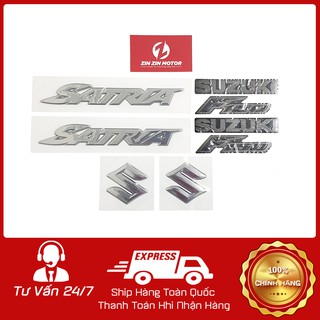 BỘ TEM CHỮ NỔI BẢN ĐEN NHÁM PREDATOR SATRIA FI / RAIDER FI