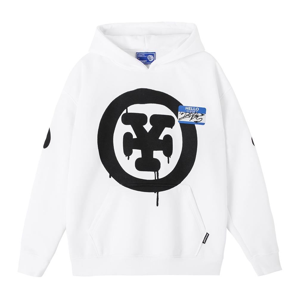 DirtyCoins Áo Khoác On The Wall Hoodie – White/ Black