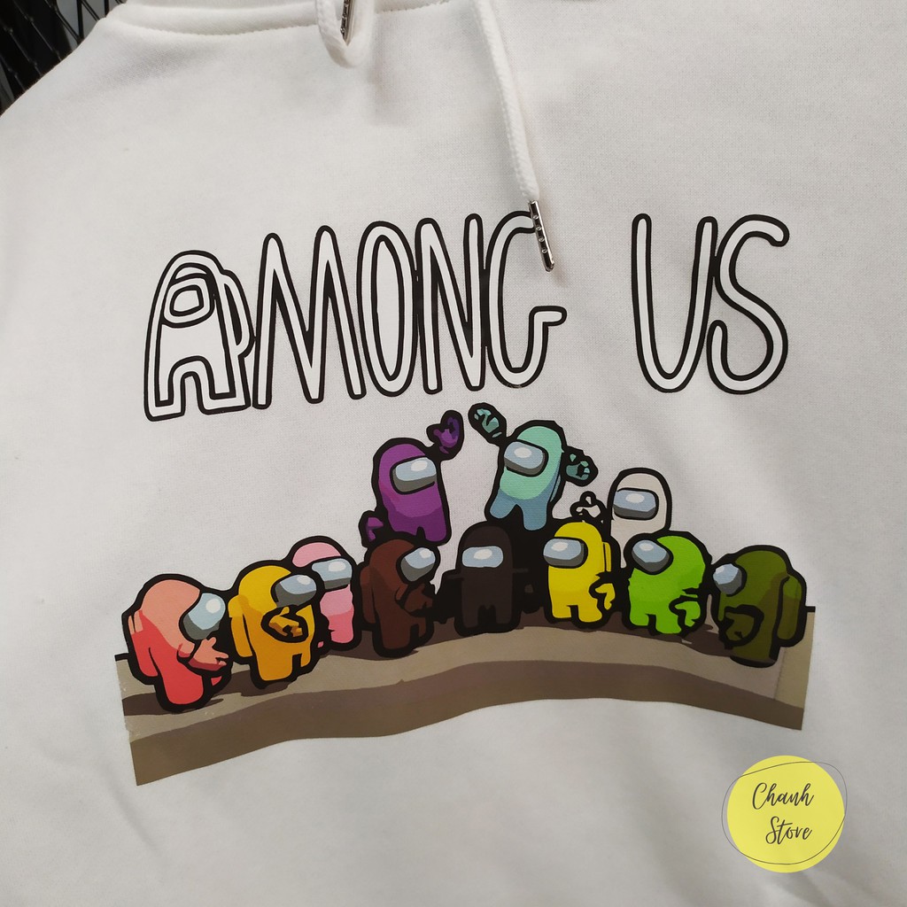 Áo Hoodie Among Us Unisex Nam Nữ - Ảnh Thật