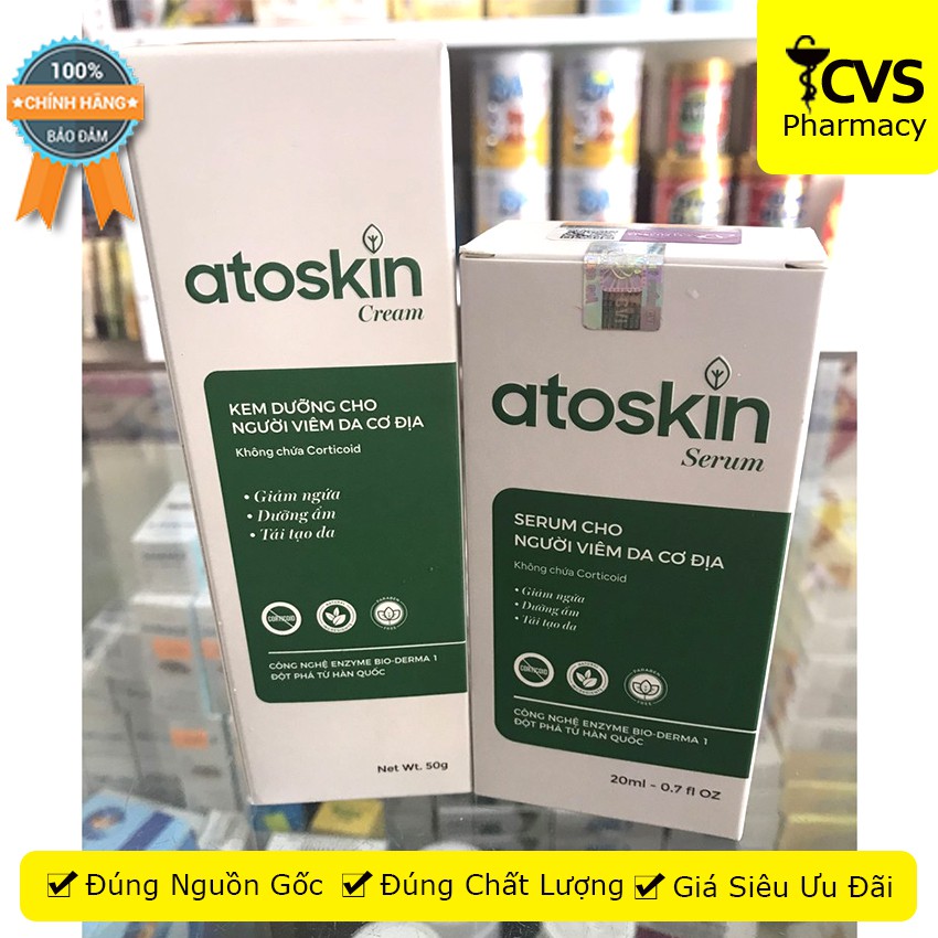 ATOSKIN - GIẢI PHÁP AN TOÀN &amp; HIỆU QUẢ CHO NGƯỜI VIÊM DA CƠ ĐỊA - cvspharmacy