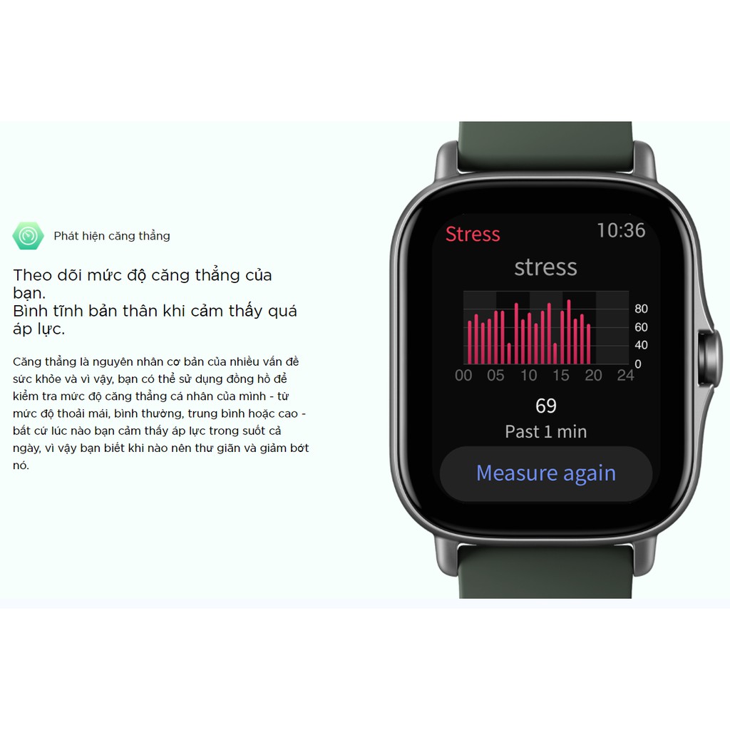 Đồng hồ thông minh Amazfit GTS 2e - Hàng Chính Hãng - Bảo Hành 12 Tháng 1 Đổi 1