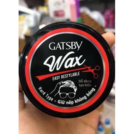 Sáp vuốt tóc Gatsby 65g giữ nếp tóc Dễ gội Sạch