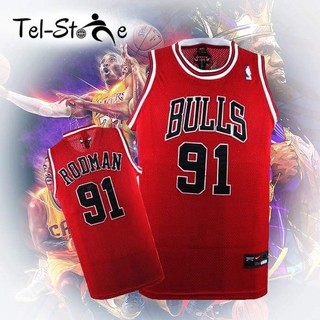 [ Áo Jersey ] Bulls – Rodman (Đỏ)