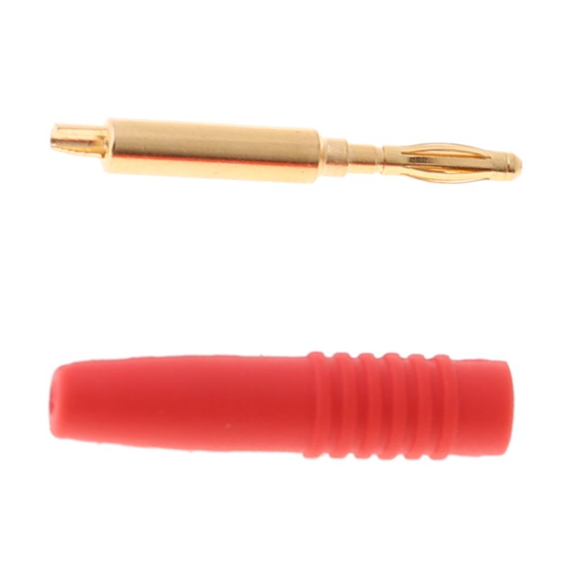 Set 10 Đầu Cắm Bắp Chuối 2mm Mạ Vàng Cho Loa Âm Nhạc