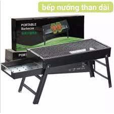 Bếp nướng than hoa BBQ ngoài trời cao cấp loại dài