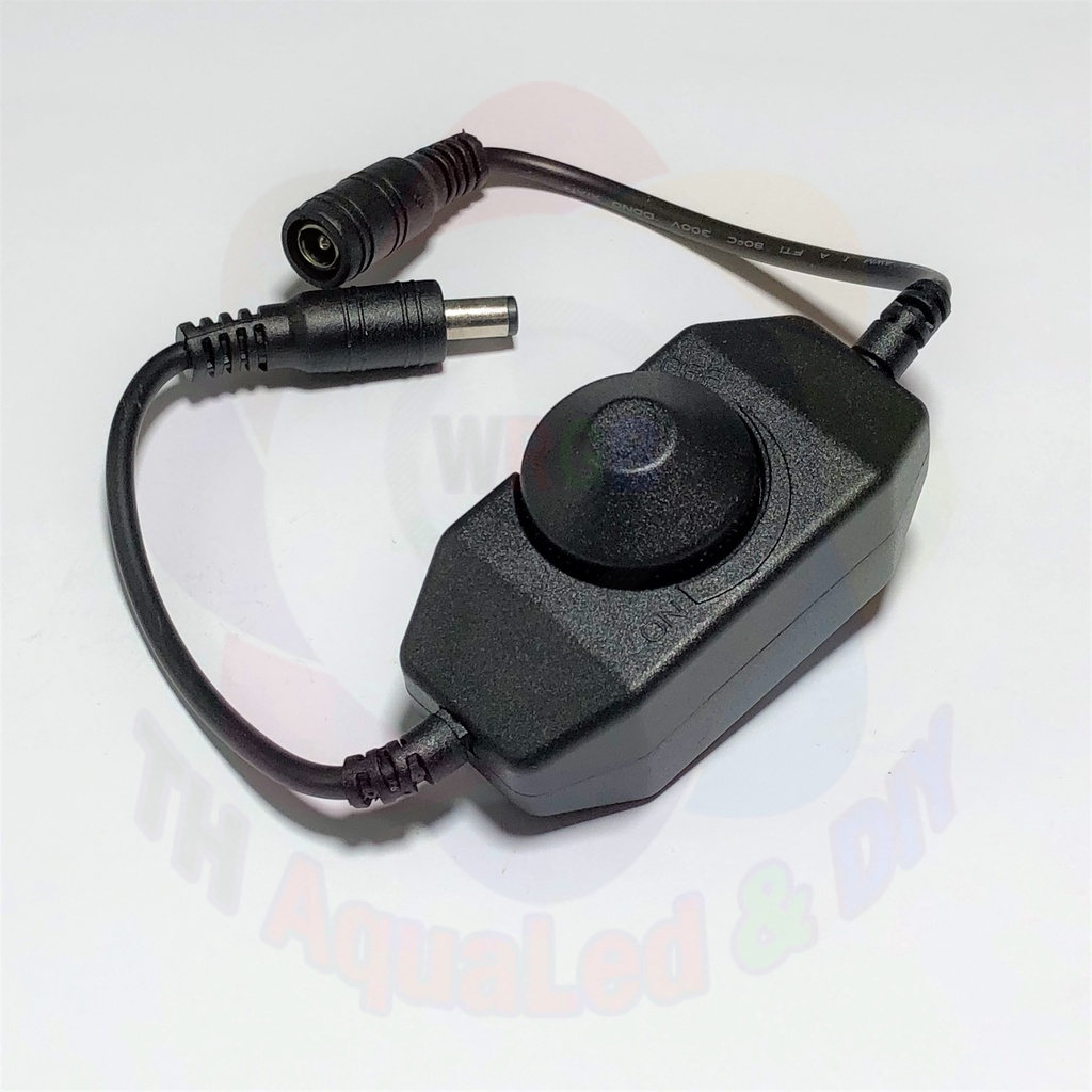 Dimmer Điều tốc Núm vặn DC 12-24V kèm Jack 5.5x2.1mm, điều chỉnh tăng giảm điện áp thiết bị đầu ra