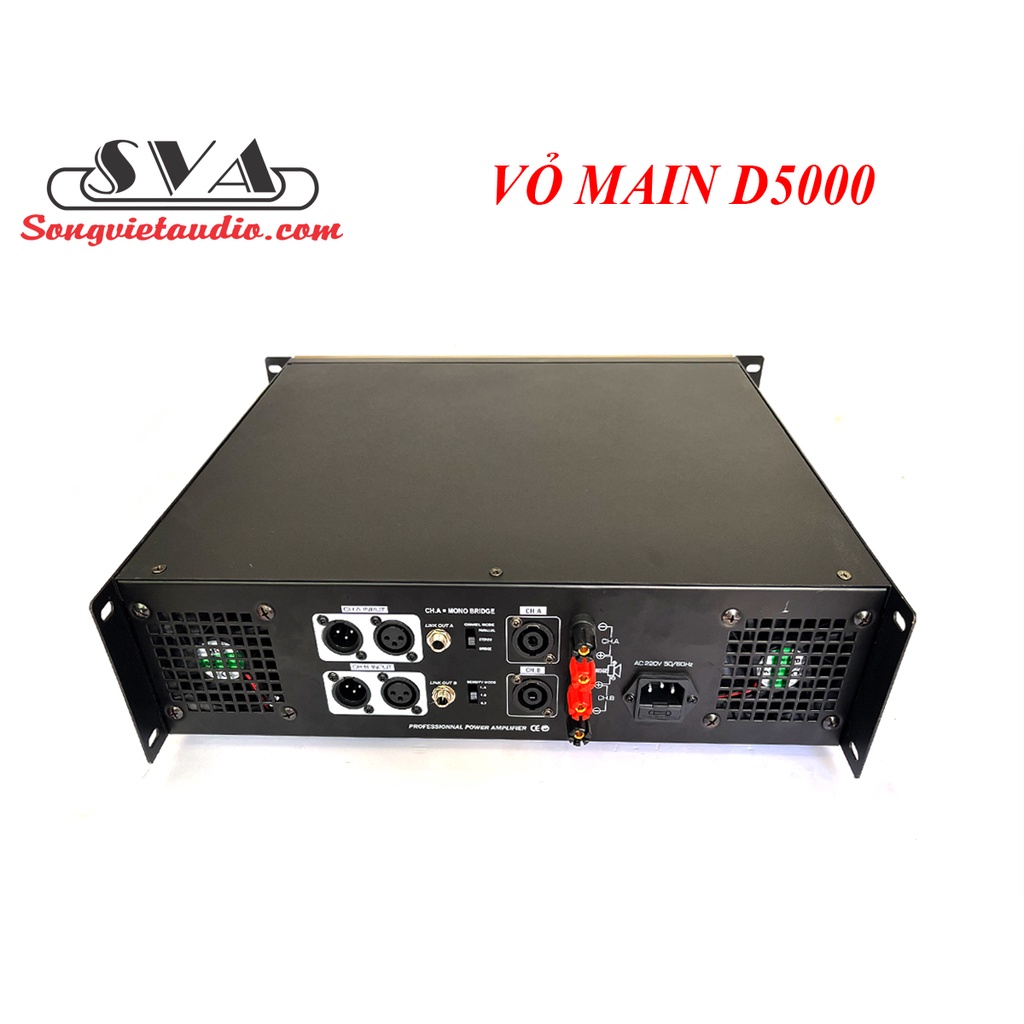 VỎ MAIN, VỎ CỤC ĐẨY 2 KÊNH D5000 HẬU NGẮN MỚI RẤT ĐẸP