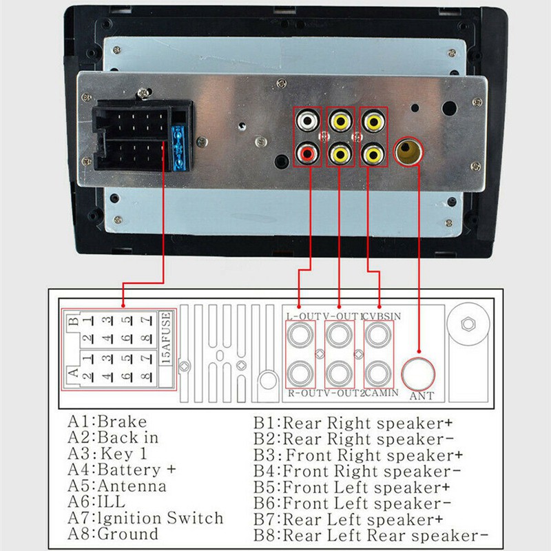 9Inch 1Din Car MP5 Player Press Screen FM Radio hu5855
